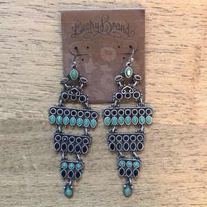 Lucky Brand Chandelier earrings. New.